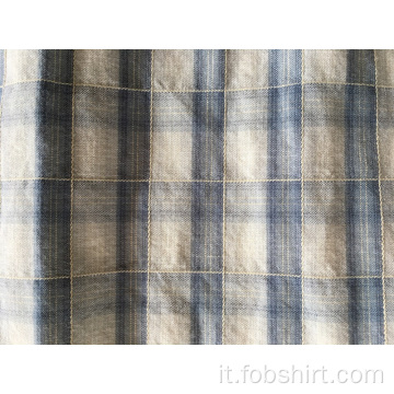 Camicia uomo tinta in filo di cotone